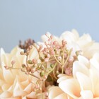 Buquê De Flor Artificial Dálias Off-white | Flores Permanente